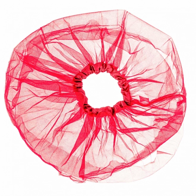 Jupe en tulle rouge