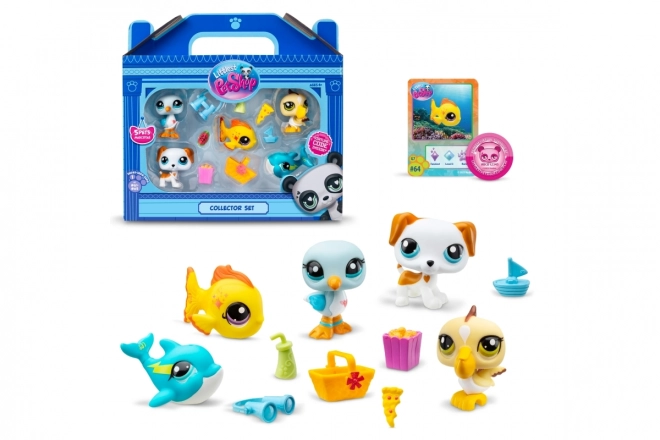 Littlest Pet Shop ensemble figurines de plage