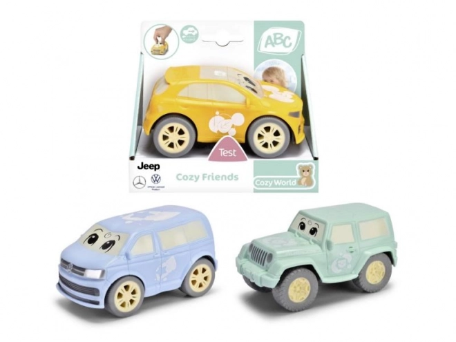 Mélange Cozy Friends 3 types de voitures jouets