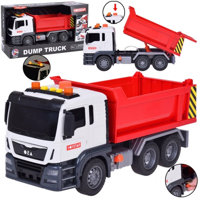 Camion pour enfants avec fonctions lumineuses et sonores