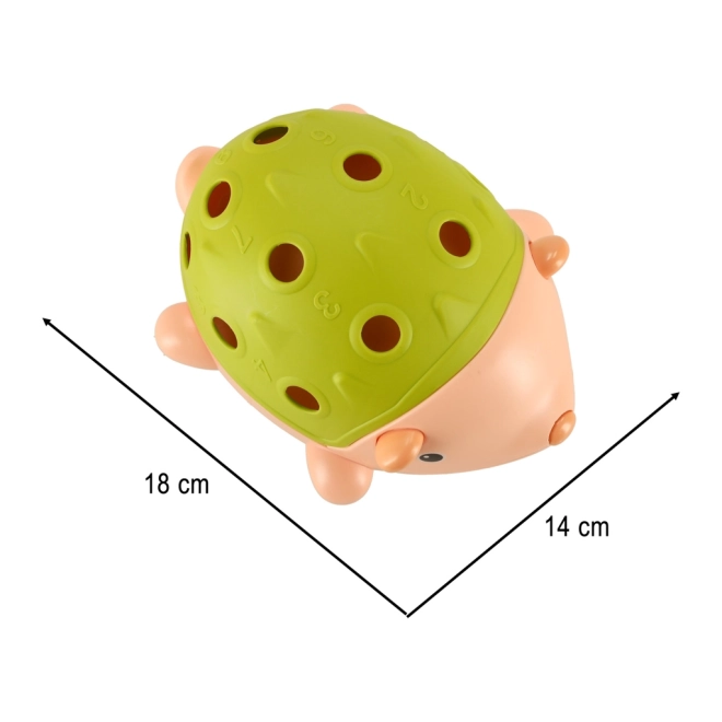 Hérisson sensoriel Montessori vert