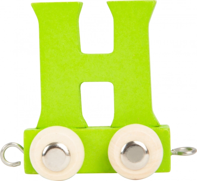 Petit train en bois – alphabet coloré lettre H small foot
