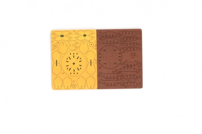 Tournesol 3D en bois