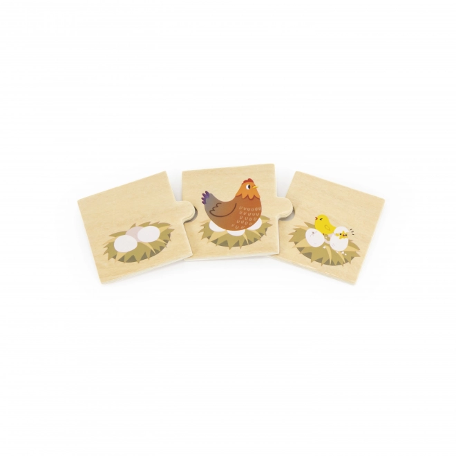 Puzzle en bois des activités animales Viga