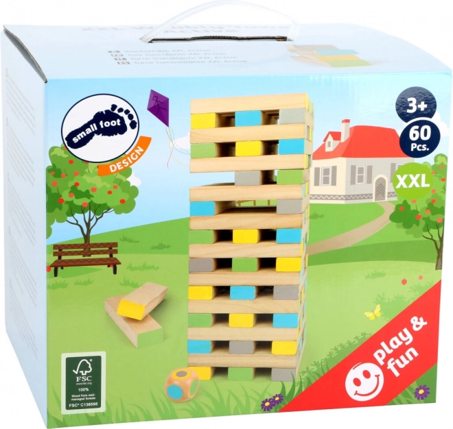 Petite Foot Jenga tour XXL