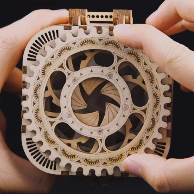 Puzzle mécanique en bois 3D RoboTime Boîte à bijoux
