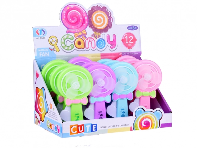 Moulin à vent coloré en sucre pour enfants
