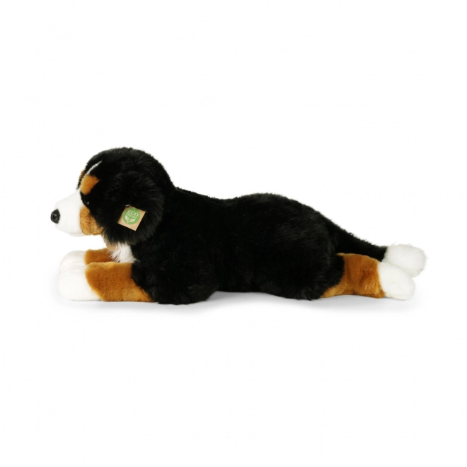 Grand chien de berger bernois en peluche couché 61 cm