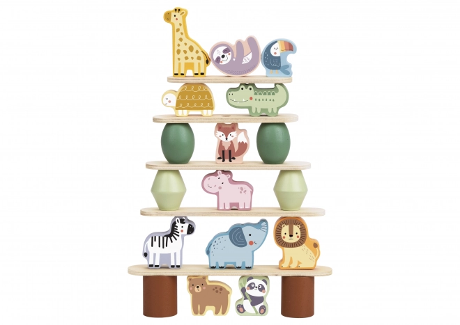Woopie animaux en bois empilables