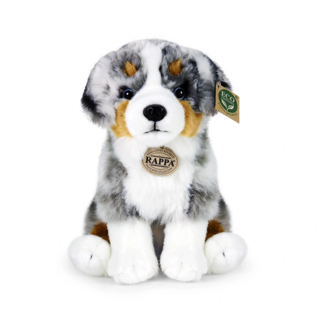 Berger australien en peluche assis 30 cm ÉCOLOGIQUE