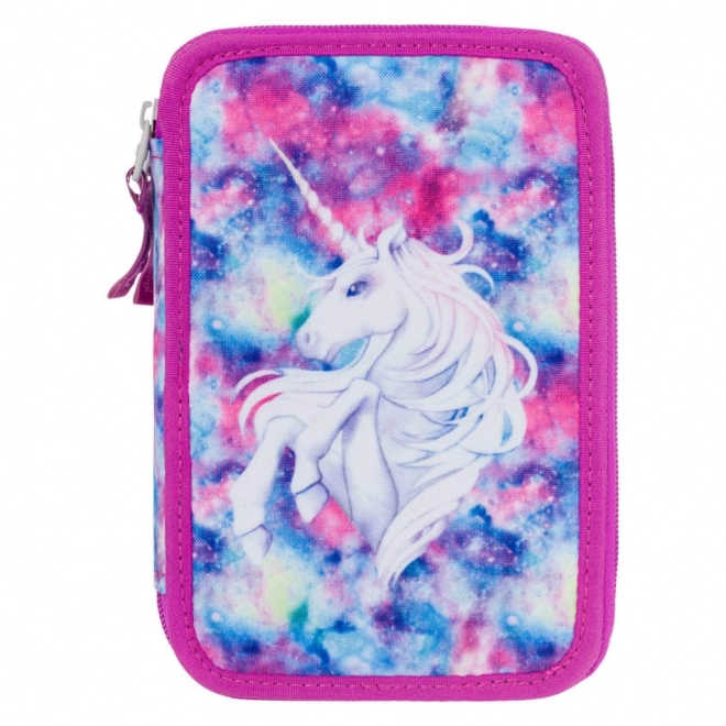 BAAGL Trousse scolaire à deux étages Licorne