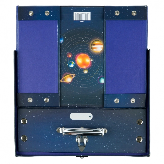 BAAGL Valise d'école pliable Planètes avec ferrures