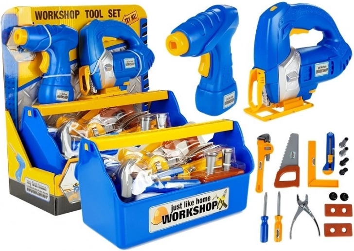Set d’outils pour enfants dans une mallette WORKSHOP