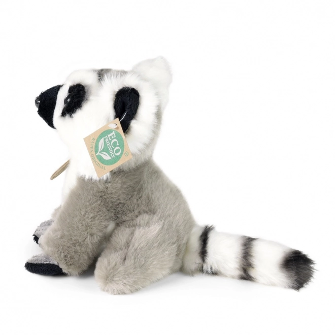 Lémur en peluche assis 18 cm Éco-responsable