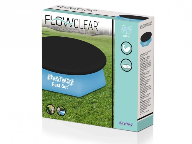 Couverture de piscine avec collerette Bestway
