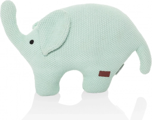 Jouet tricoté Éléphant, Menthe