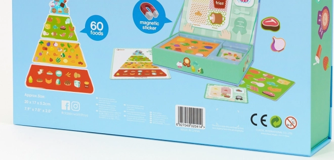 Science de la nutrition pour enfants avec tableau magnétique