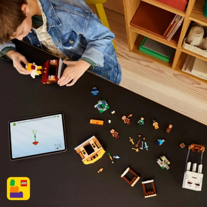 LEGO Minecraft 21273 Attaque de l'exploseur de Ghast sur le village