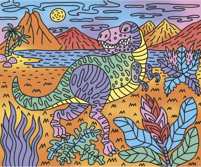 JANOD Maxi coloriages Dinosaures