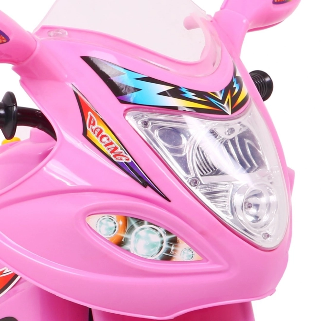 Tricycle BJX-088 moto électrique + sons + lumières – Rose