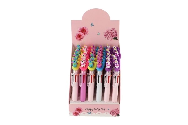 Stylo hexacolor avec licorne