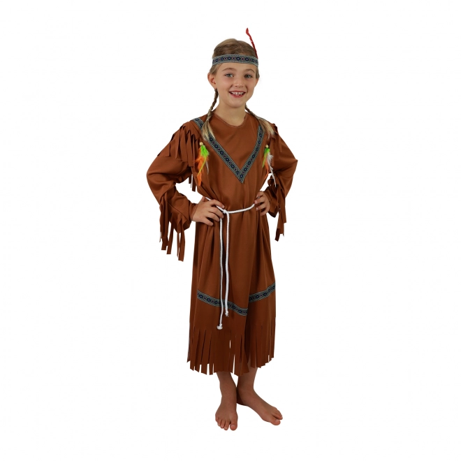 Costume d'enfant Indienne avec bandeau