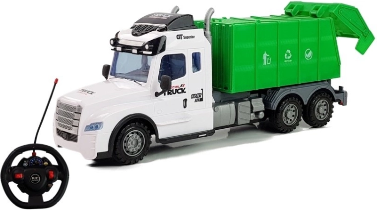 Action de collecte des déchets réaliste