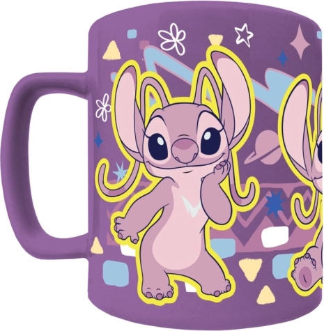 Mug Stitch avec manchon peluche amovible Angel