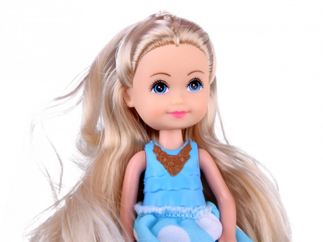 Belles mini-poupées 12 cm ensemble de 6 pièces