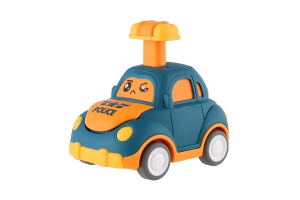 Voiture en plastique à inertie 9 cm - 4 types
