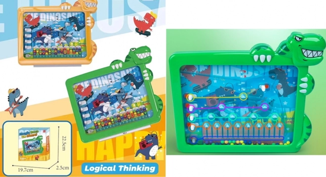 Jouet jeu de compétence Dinosaure vert