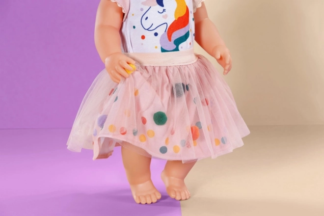 Baby Born robe tutu licorne pour poupées