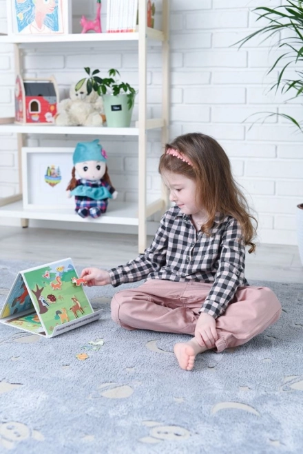 Livre puzzle magnétique - Animaux de la forêt