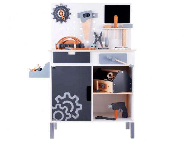 Ensemble d'atelier en bois pour enfants avec outils