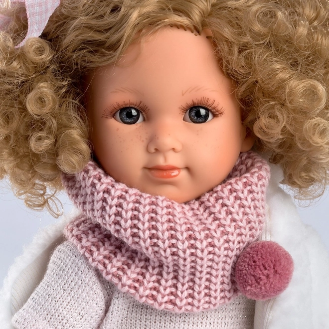 Llorens 53542 ELENA - poupée réaliste avec un corps en tissu souple - 35 cm