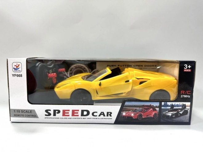 Voiture RC sportive à l'échelle 1:18