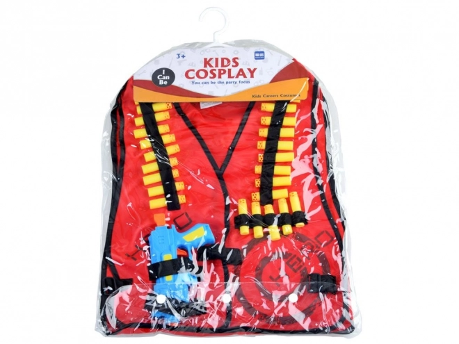 Ensemble de gilet et munitions pour Nerf – Rouge