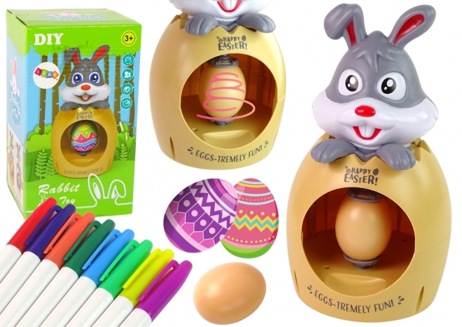 Œufs de Pâques Peinture d'œufs Lapin Lapin