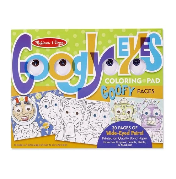 Livre de coloriage avec des yeux de personnage