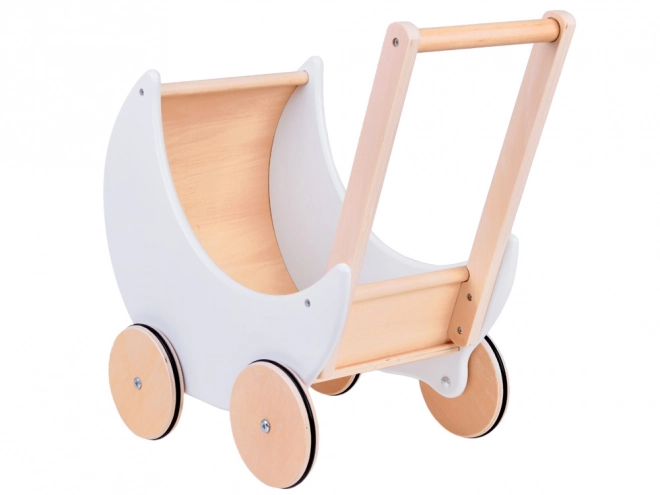 Charmante poussette en bois pour poupées ZA5484