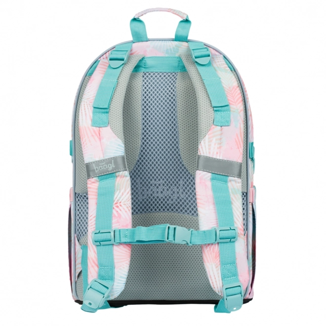 BAAGL Sac à dos scolaire Skate Sunset