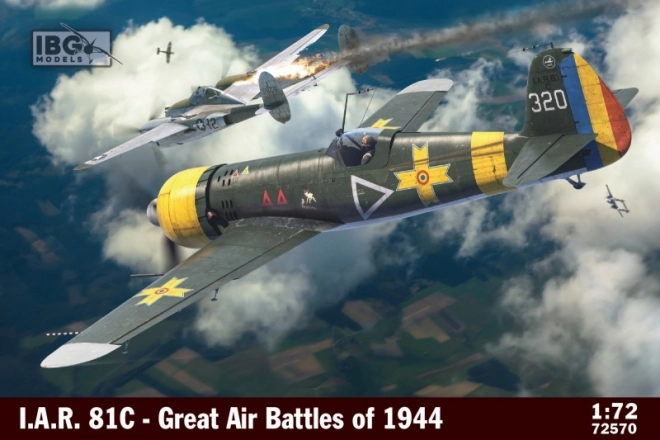 Modèle plastique I.A.R. 81C Grandes batailles aériennes de 1944 1/72