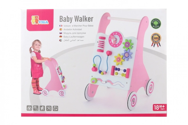 Trotteur rose pour filles