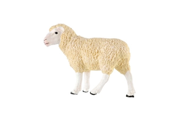 Figurine en plastique de mouton domestique 8cm