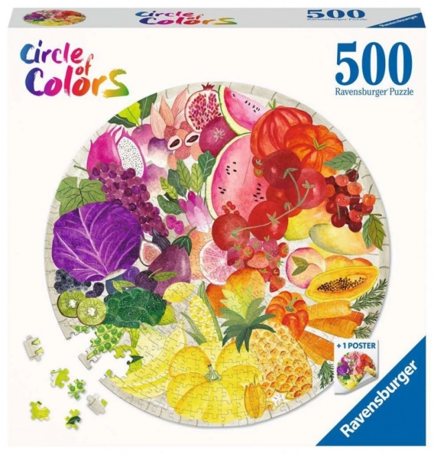 Puzzle Ravensburger symphonie de fruits et légumes 500 pièces