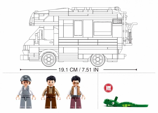 Caravane Sluban à l'échelle 1:35