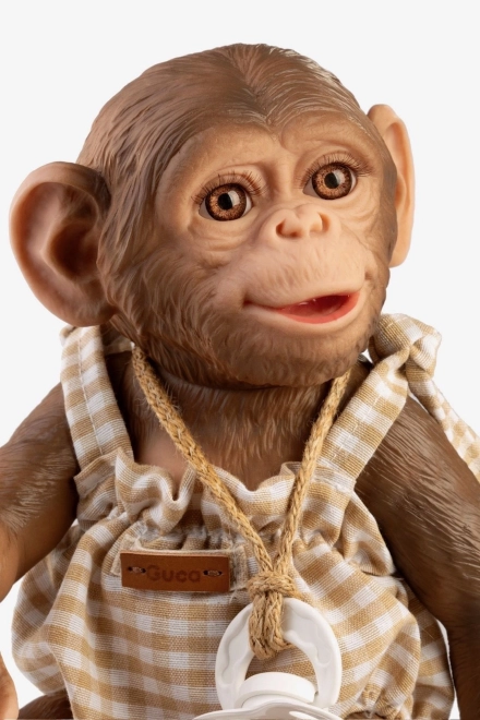 Guca 991 REBORN OPIČKA - bébé singe réaliste avec corps tout en vinyle - 32 cm