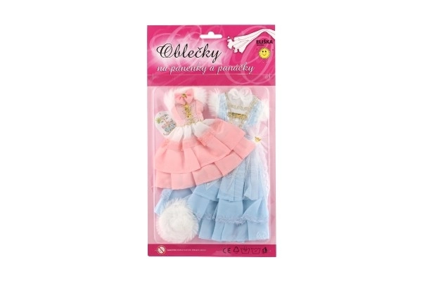 Vêtements avec accessoires pour poupées 2 pièces