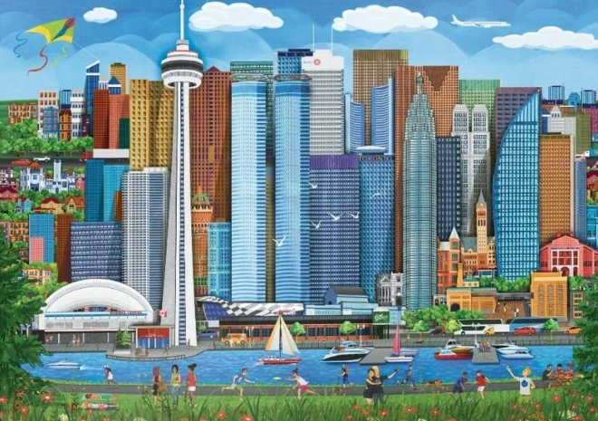 Puzzle Pique-nique à Toronto 1000 pièces