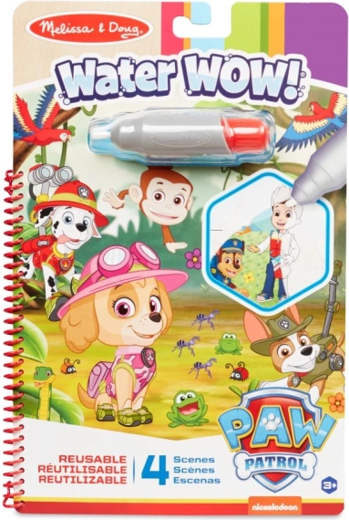 Livre de coloriage à l’eau Melissa & Doug Water WOW! – La Pat’ Patrouille Skye